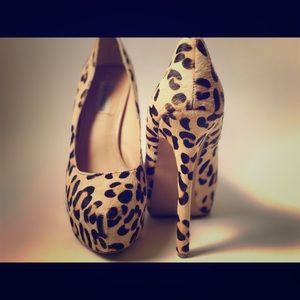 Steve Madden Shoes - STEVE MADDEN Platform Leopard Pumps Steve Madden Shoes - STEVE MADDEN Platform Leopard Pumps